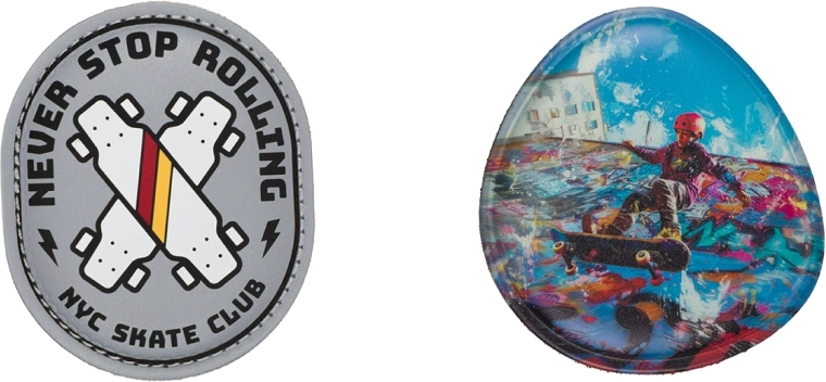 Baagl Baaglies odznáčky 2 ks – Skate Park