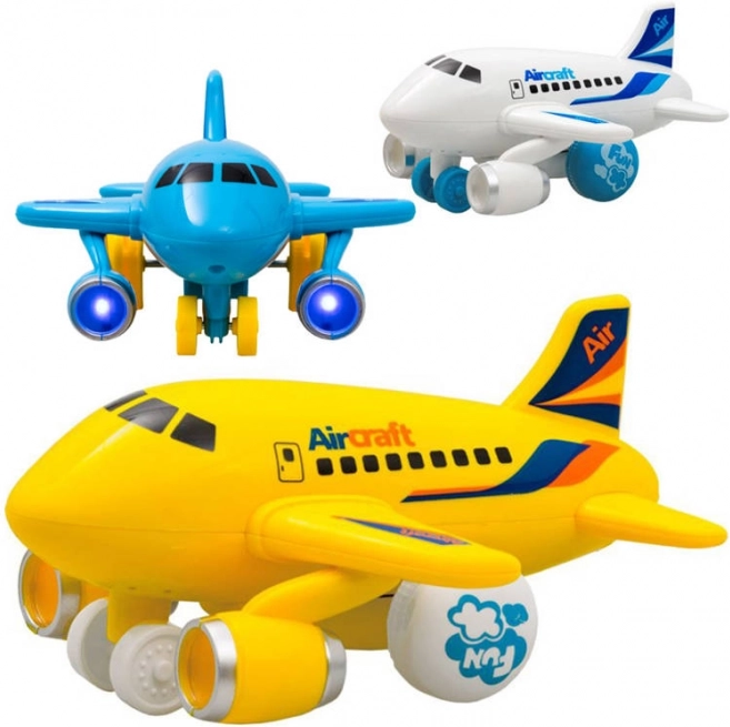 Veselé tahací letadélko se světly a zvuky