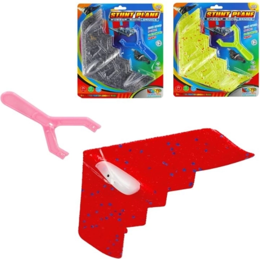 Vystřelovací pěnové letadélko s prakem