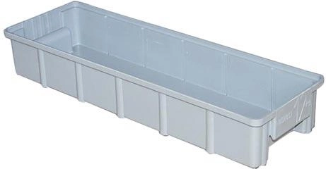 Regálová zásuvka plastová 20 × 60 × 9,5 cm, nosnost 12 kg
