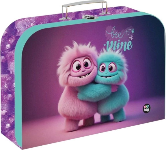 Dětský lamino kufřík Monster 34 cm