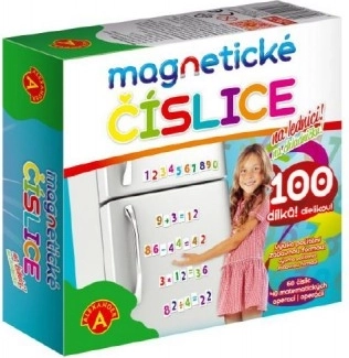 Magnetická čísla na lednici 100 ks