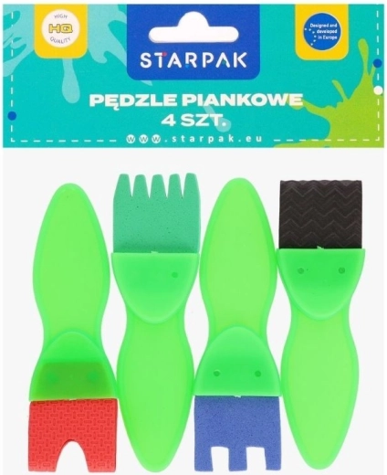 Sada pěnových štětců 4 ks