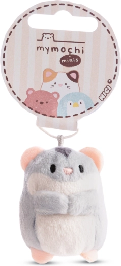 Nici přívěsek MyMochi křeček Shai šedý 5 cm