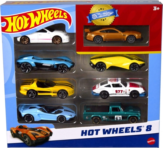 Sada autíček 8 ks HOT WHEELS