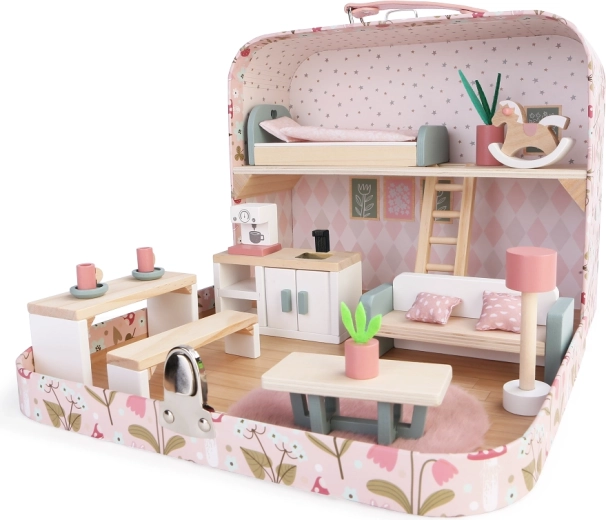 2Kids Toys domeček pro panenky v kufříku – kuchyně