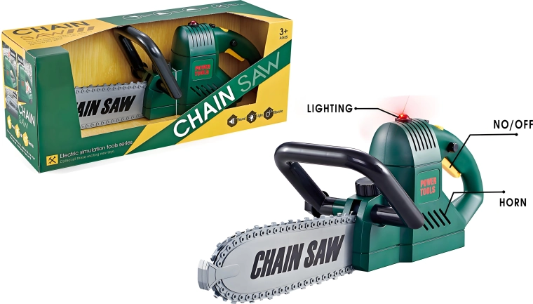 Dětská aku řetězová pila se světlem a zvukem