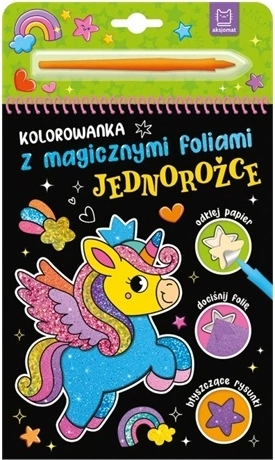 Omalovánka s kouzelnými fóliemi Jednorožci