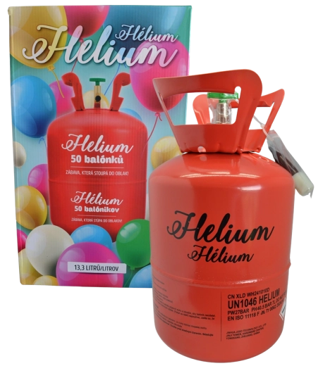Helium na 50 balónků SPARKYS 13 l