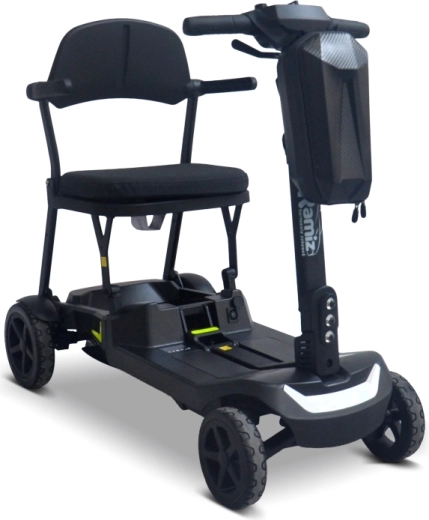 Elektrický čtyřkolový skútr pro seniory SeniorStar – černý