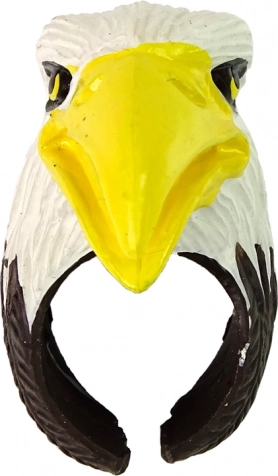 Dětský prstýnek s hlavou orla – vzdělávací hračka