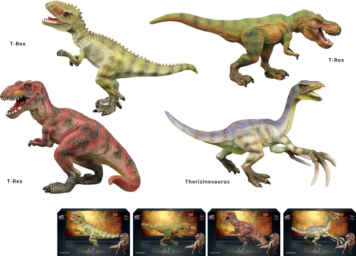 Dinosauří svět – sada figurek dinosaurů, 4 druhy