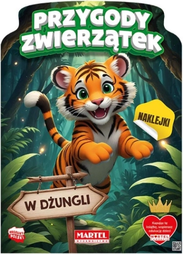 Omalovánky dobrodružství zvířátek v džungli se samolepkami