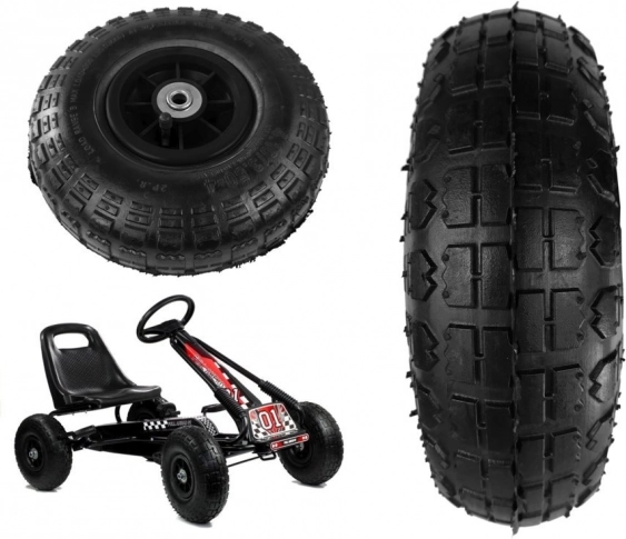 Kolo pro gokart černé