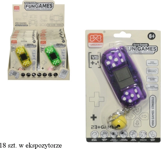 Elektronická hra na klíče s přívěskem - 1 kus