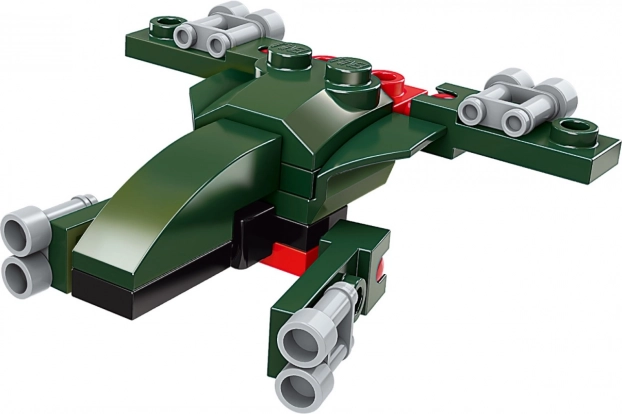 Qman Squros 3v1 bojové letadlo Batwings – mini stavebnice