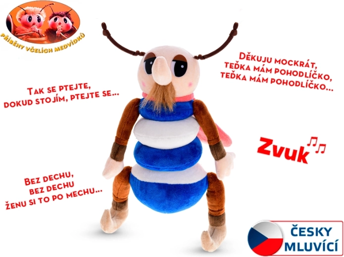 Plyšový Kvapník z Příběhů včelích medvídků 32 cm se zvukem