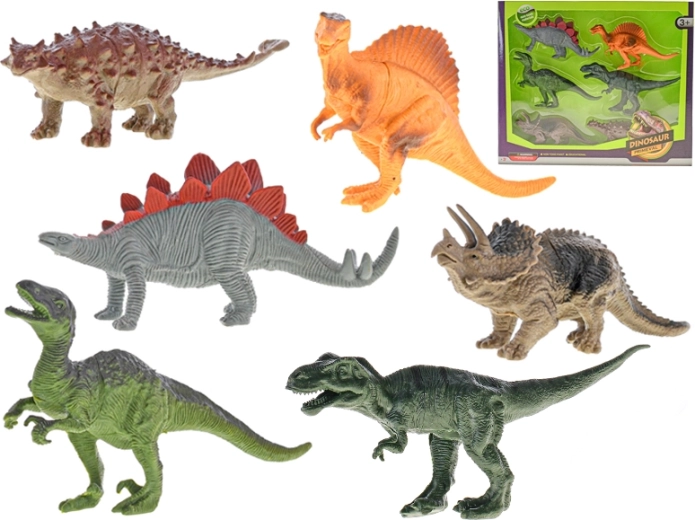 Dinosauři 14–17 cm, sada 6 ks