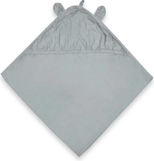 Nuuuroo Danila mušelínová osuška s kapucí dusty blue