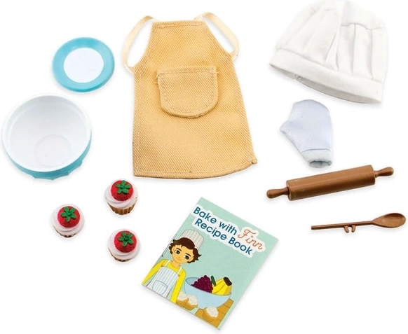 Oblečení pro panenku Lottie - cukrářka