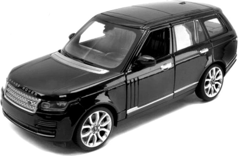 Model auta Range Rover Rastar 1:24 černý - 1 kus
