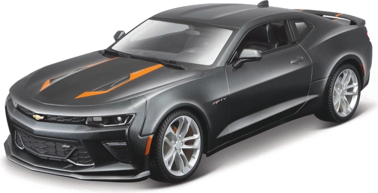 Maisto Chevrolet Camaro 50th Anniversary 2017 1:18 metalická šedá