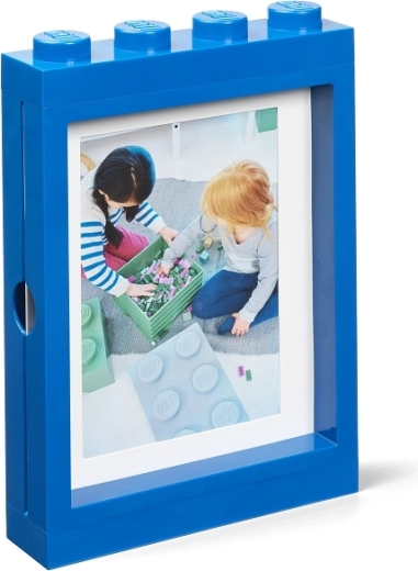 Lego fotorámeček modrý