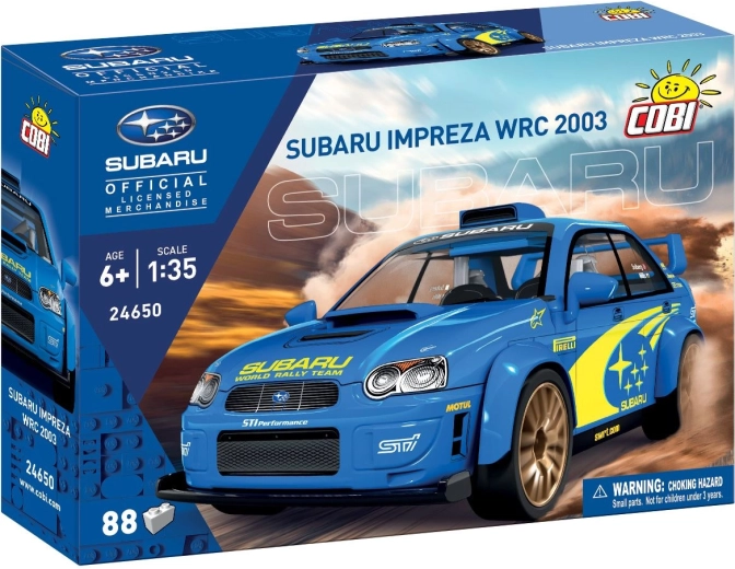 Cobi Subaru Impreza WRC 2003 1:35 (88 dílků)