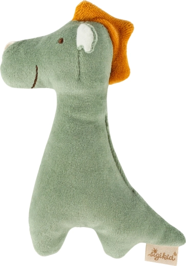 Sigikid první mazlíček dráček s chrastítkem 14 cm