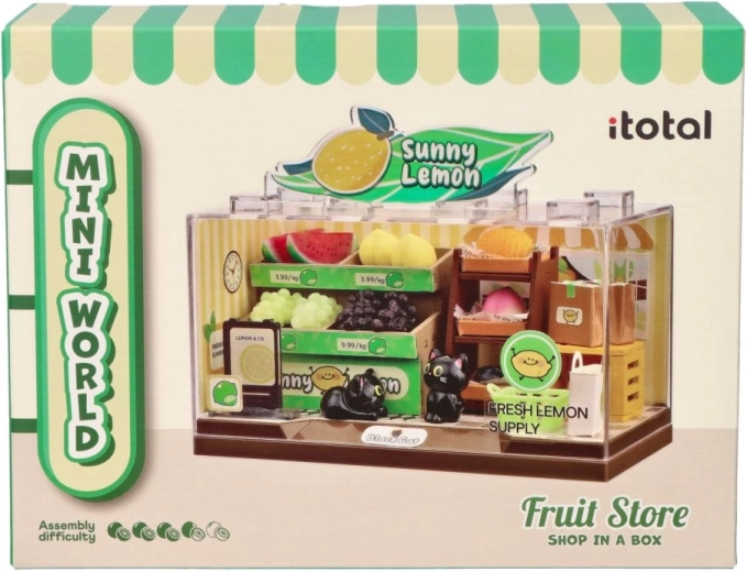 i-Total DIY miniatura ovocného obchůdku k sestavení
