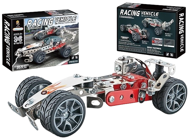 Kovová stavebnice formule – 105 dílků