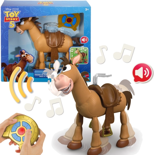 Mattel Disney Toy Story interaktivní dálkově ovládaný kůň Mustang 27 cm