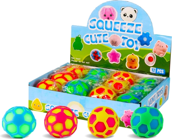 Barevný antistresový míček 7 cm