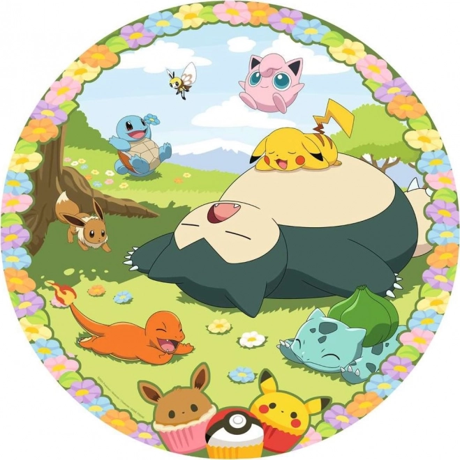 Kulaté puzzle Roztomilí Pokémoni 500 dílků