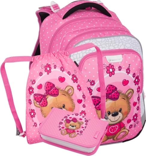 Bagmaster Lumi malý školní set pro prvňáčky – medvídek