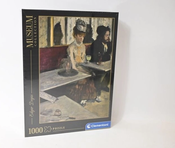 Clementoni Museum Collection puzzle Edgar Degas: Dans un café (L’Absinthe) 1000 dílků