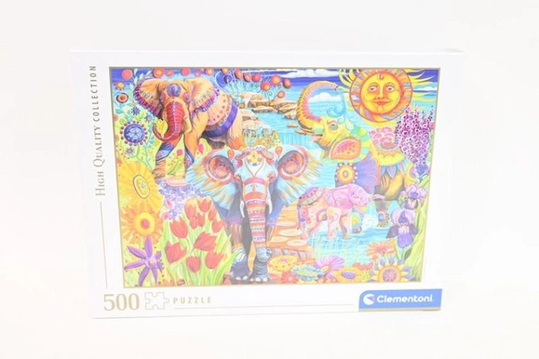 Clementoni puzzle Elephants Carnival 500 dílků