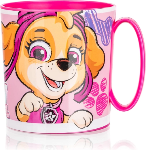 Dětský plastový hrnek Paw Patrol Skye 350 ml růžový