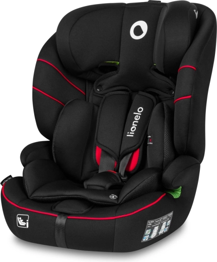 Autosedačka LIONELO Levi i-Size 76–150 cm – Sporty Black