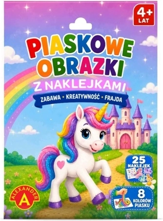 Kreativní sada pískové obrázky Jednorožec