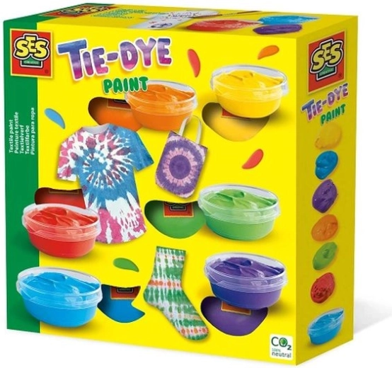 SES barvy na textil tie-dye sada 6 barev