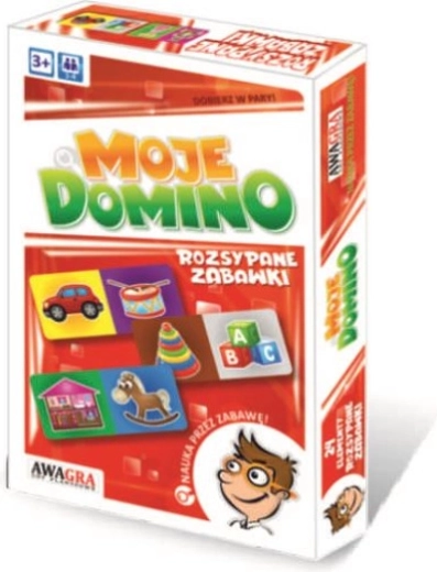 Moje domino – rozsypané hračky