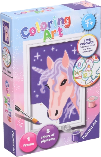 Malování podle čísel jednorožec 13 cm