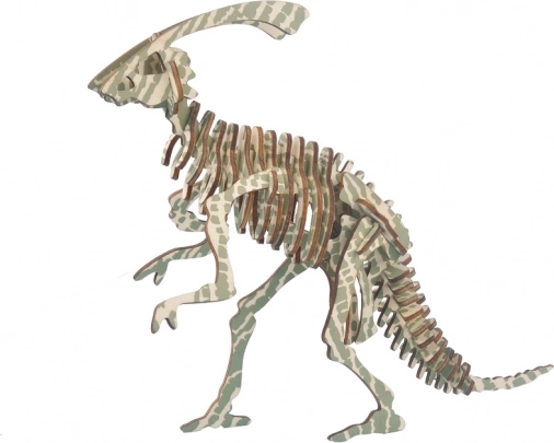 Woodcraft dřevěné 3D puzzle parasaurolophus