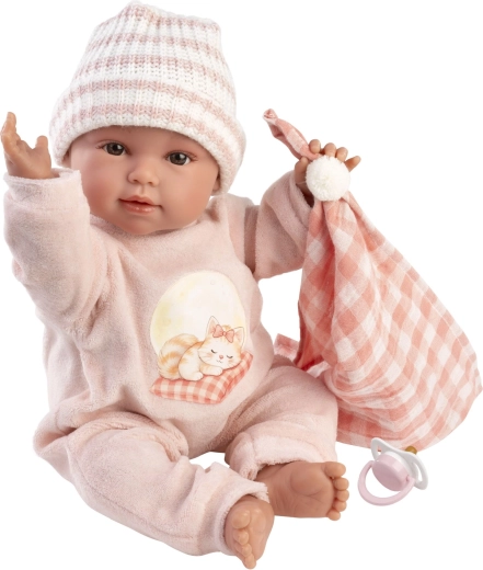Llorens New Born realistická panenka miminko se zvuky 38 cm