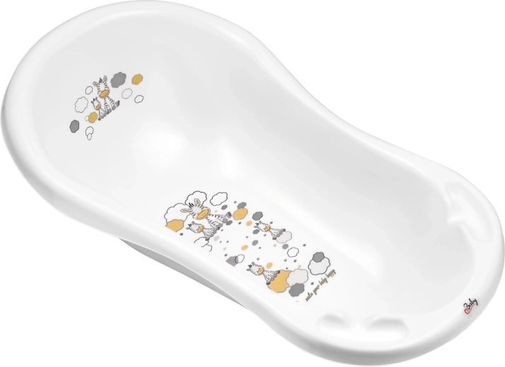 Dětská vanička MALTEX Zebra 84 cm – bílá