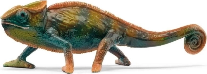 Figurka chameleona s měnícími se barvami