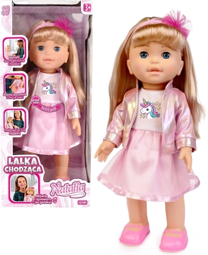 Chodící panenka Natalia 40 cm