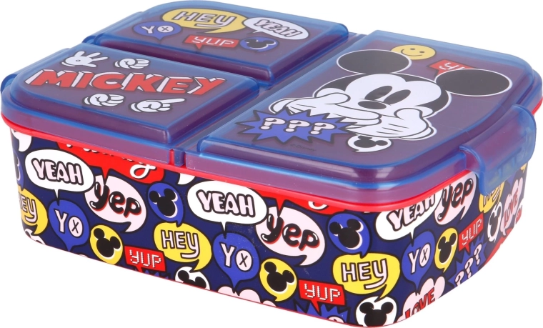 Vícekomorový svačinový box Mickey Mouse