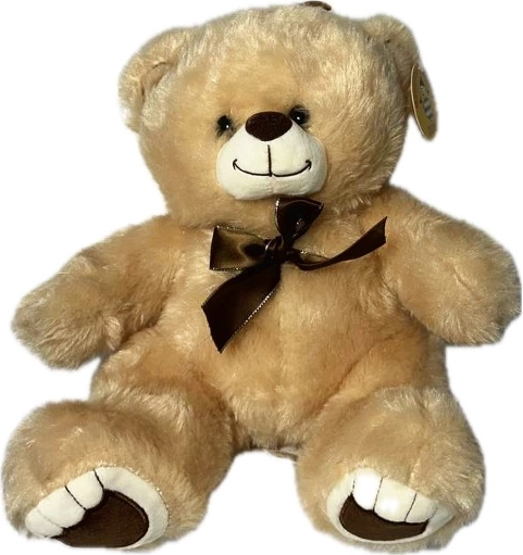Světlý plyšový medvídek 28 cm